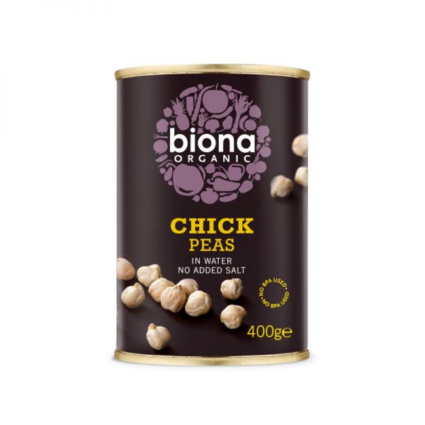 BIONA Organic Chick Peas (Tin)