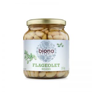 BIONA Organic Flageolet Beans (Jar)