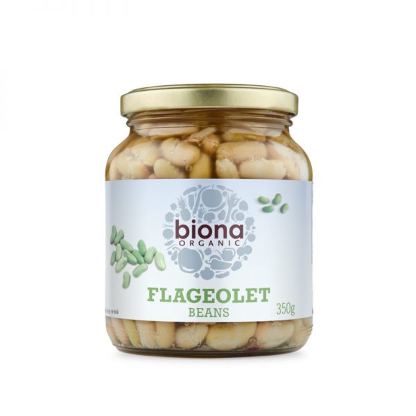 BIONA Organic Flageolet Beans (Jar)