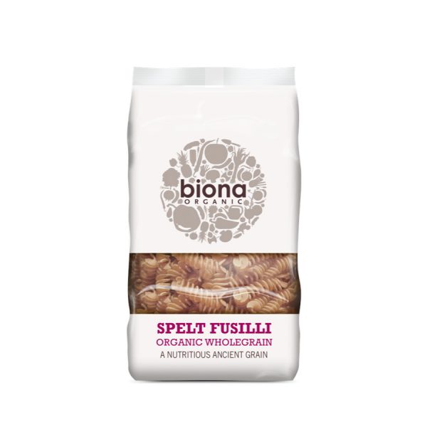 Biona Spelt Fusilli Organic Wholegrain