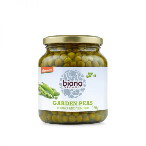 BIONA Organic Garden Peas (Jar)