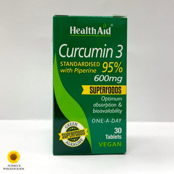Health Aid Curcumin 3 (30 Tablets)